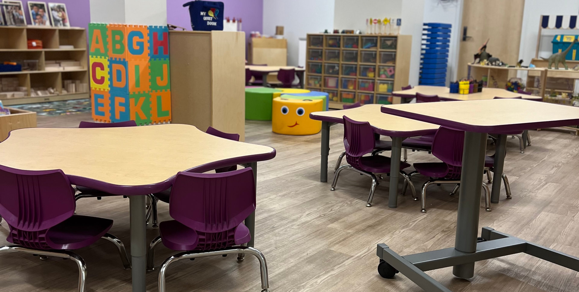 tables and chairs in the facility